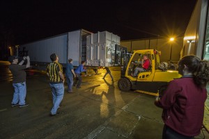 Thursday, November 19 2015 the SAGE 111 instrument is packed and loaded on a FEDX truck bound for Kennedy Space Center.